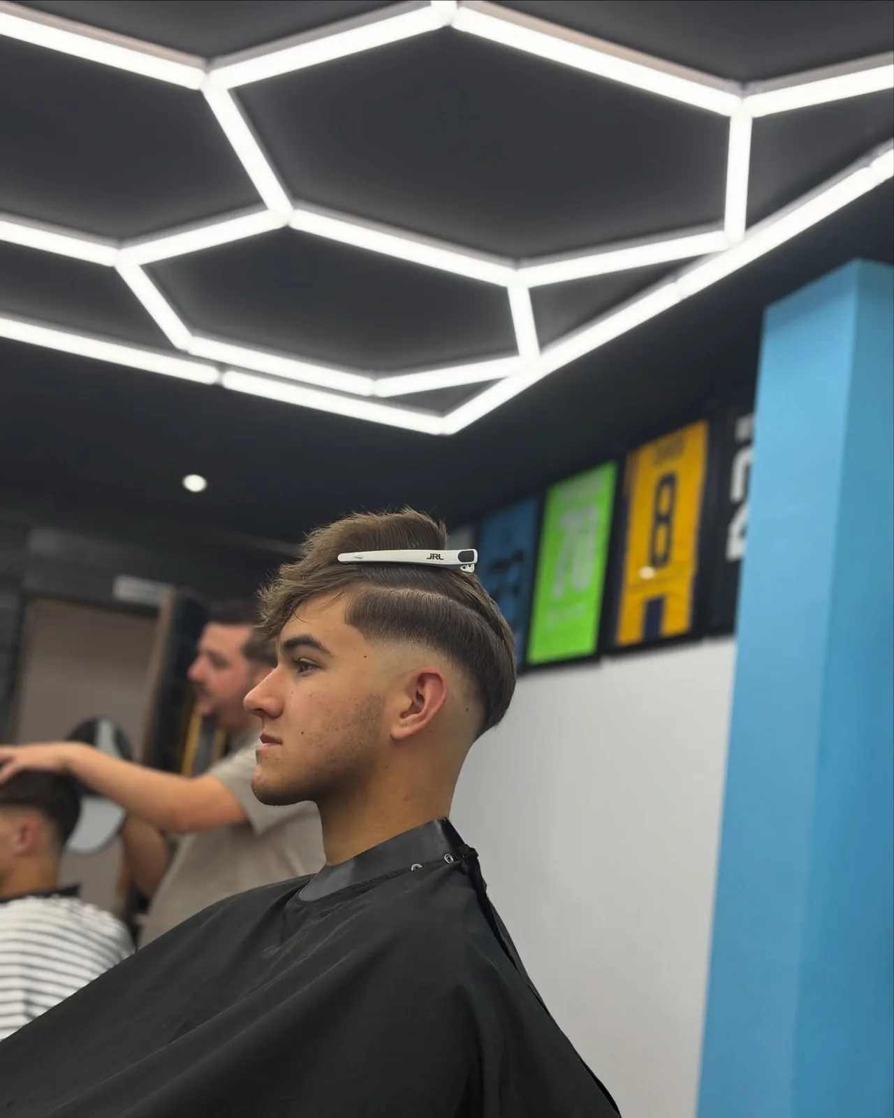 Fade with a part line